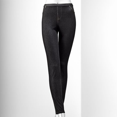 simply vera wang jean leggings