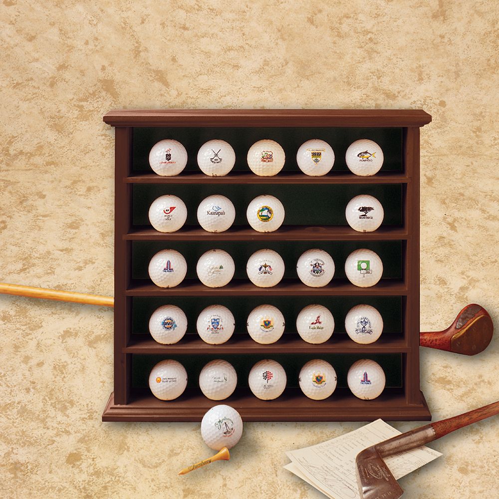 Club Champ Golf Ball Display Cabinet