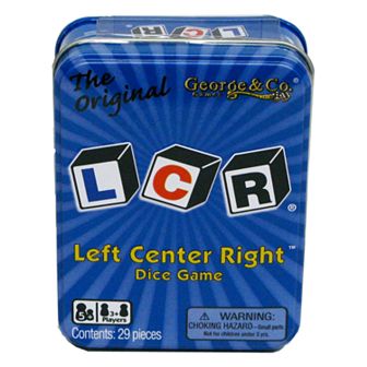Left Center Right Dice Game by Cardinal