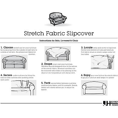 Jeffrey Home Stretch Sensations Stretch Newport Sofa Slipcover