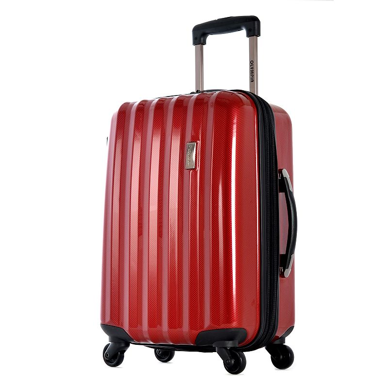 Olympia Titan Spinner Luggage, Red, 21 Carryon