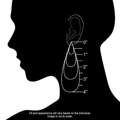 PearLustre by Imperial 14k White Gold Freshwater Cultured Pearl and Diamond Accent Drop Earrings