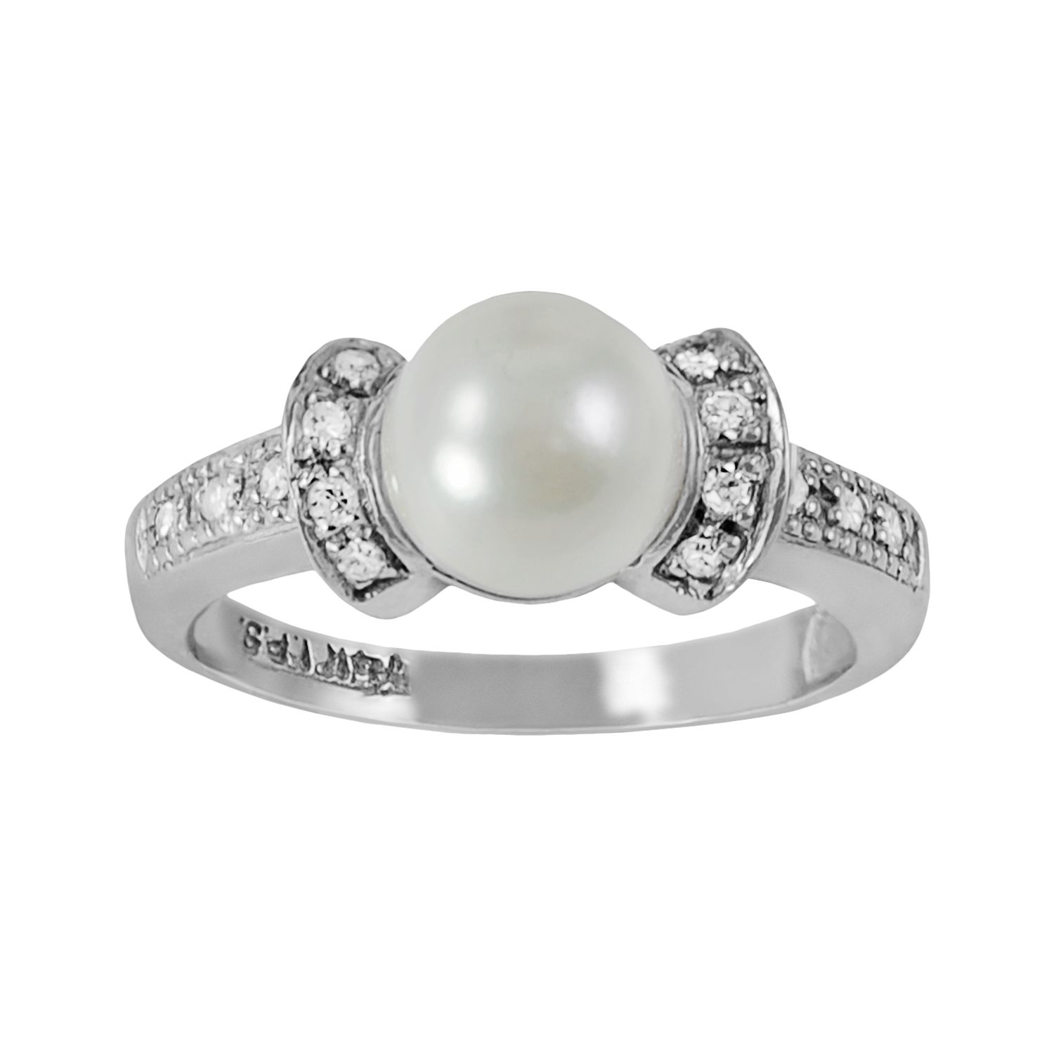 cultured pearl ring