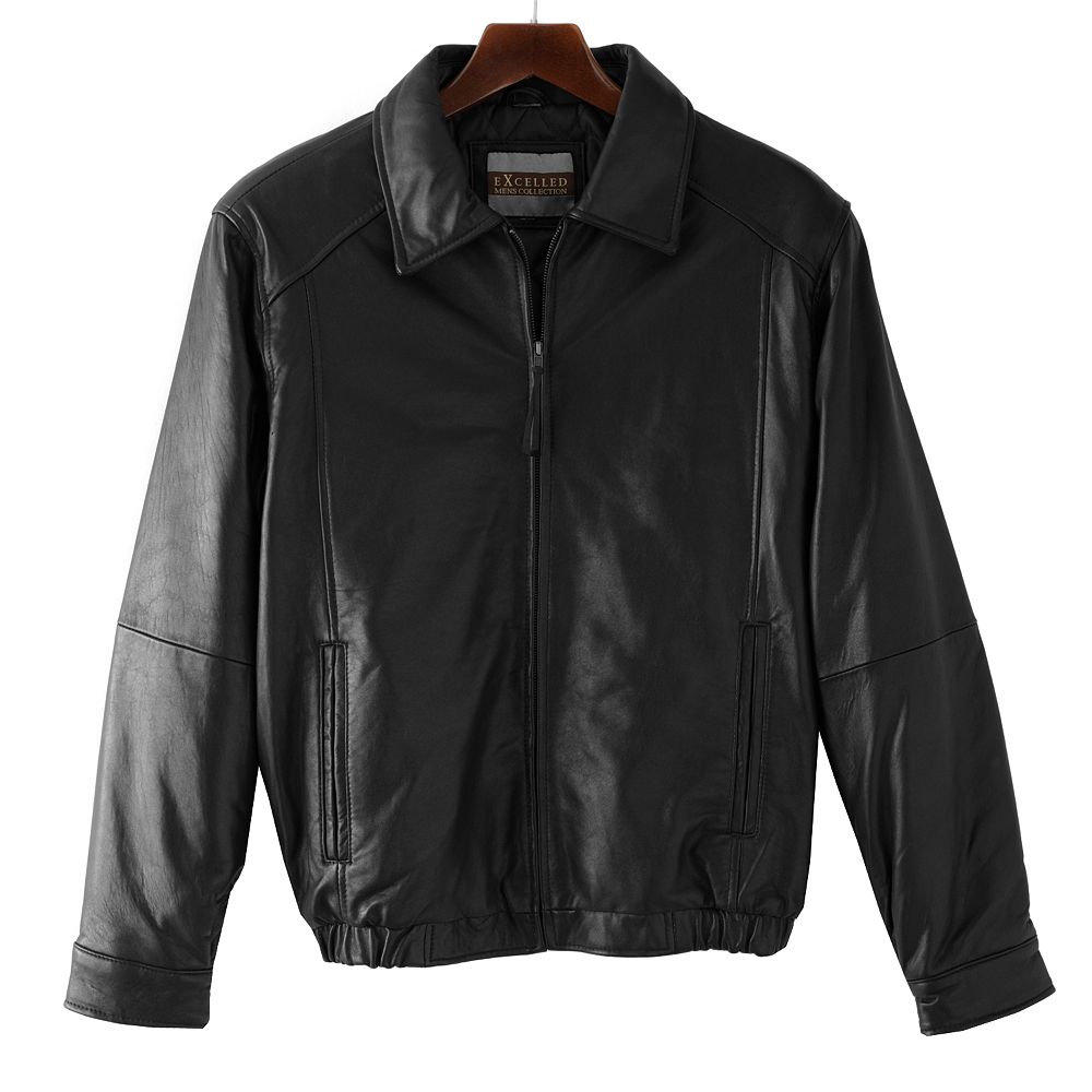 Big & Tall Excelled Leather Bomber Jacket Big & Tall Excelled Leather Bomber Jacket
