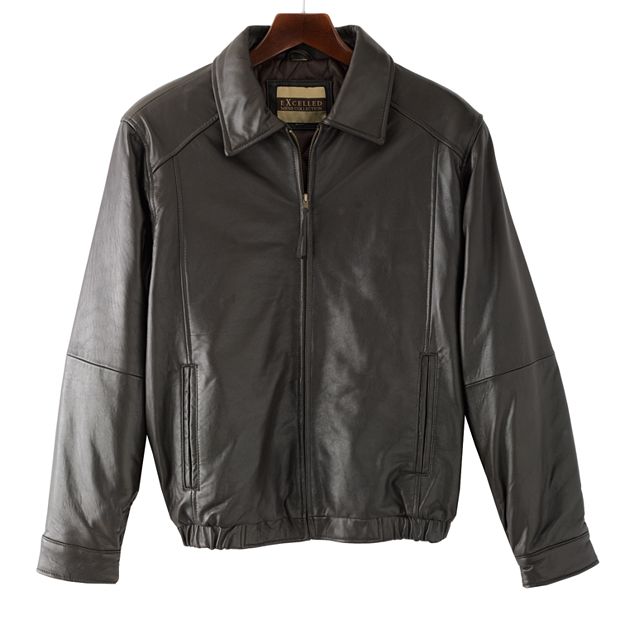 Big & Tall Excelled Leather Bomber Jacket