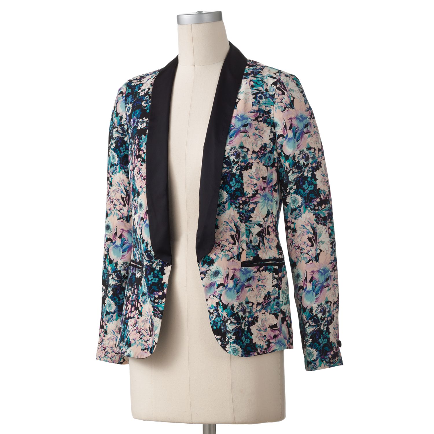 lauren conrad floral blazer
