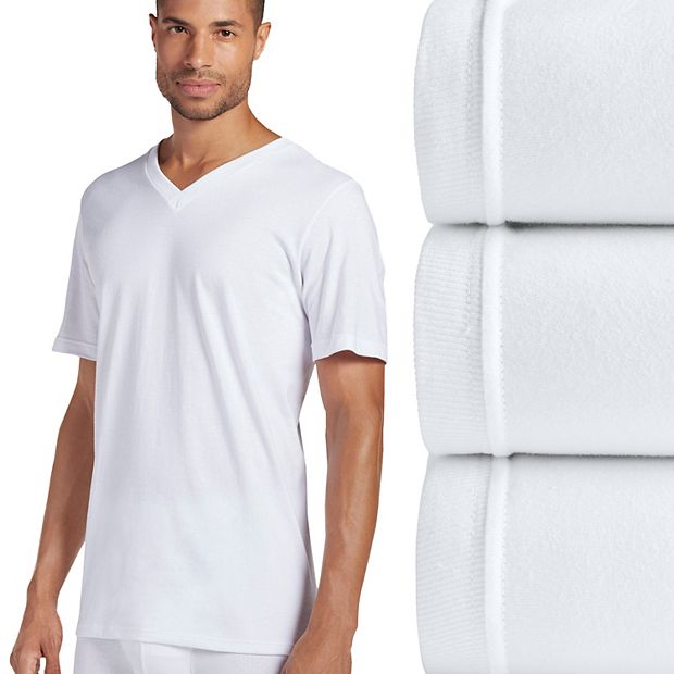 Jockey® Essentials Men's 100% Cotton Tank Top, 3 Pack, White