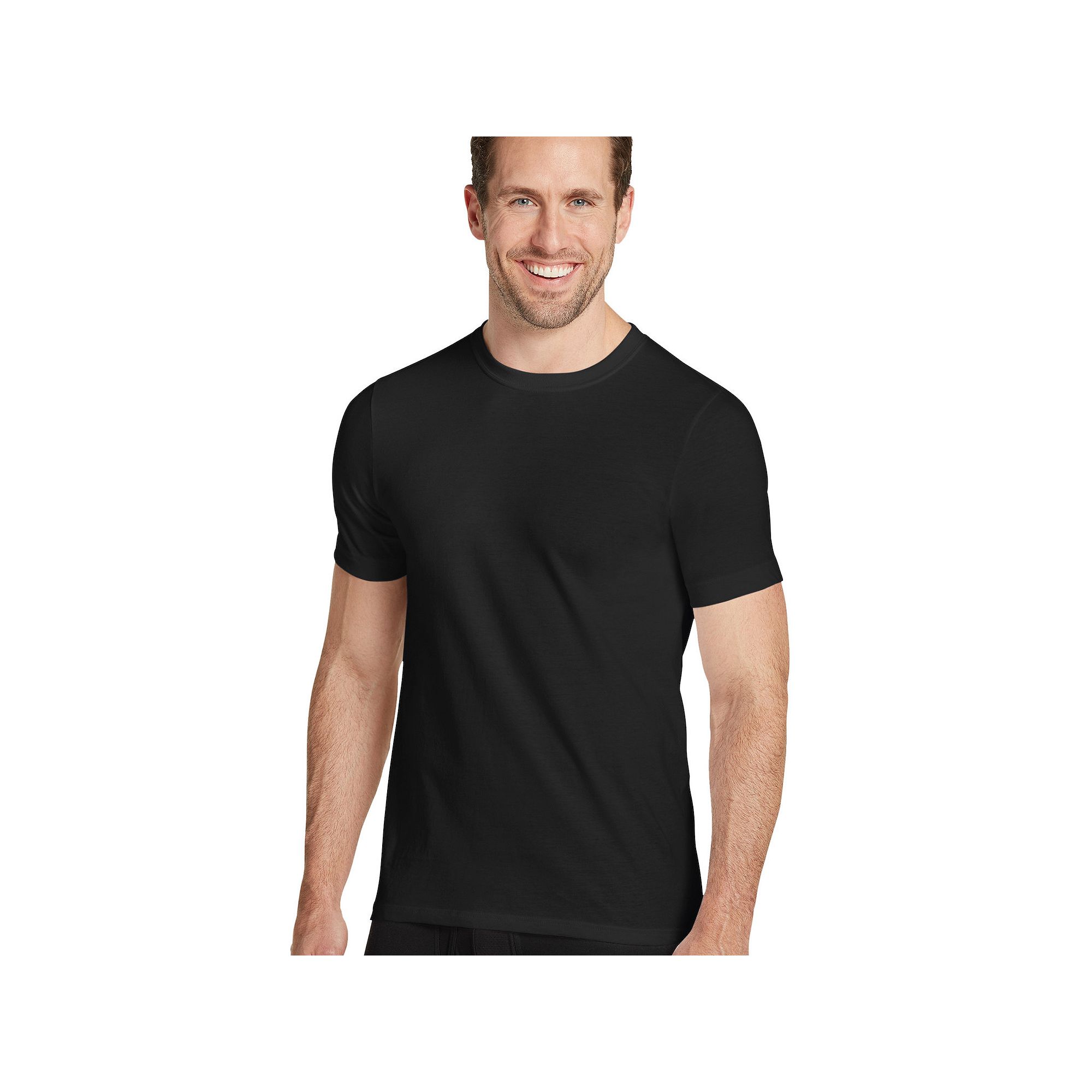 Big & Tall Jockey® 2-pack Classic Crewneck Tees, Mens, Size: 2XB, Black