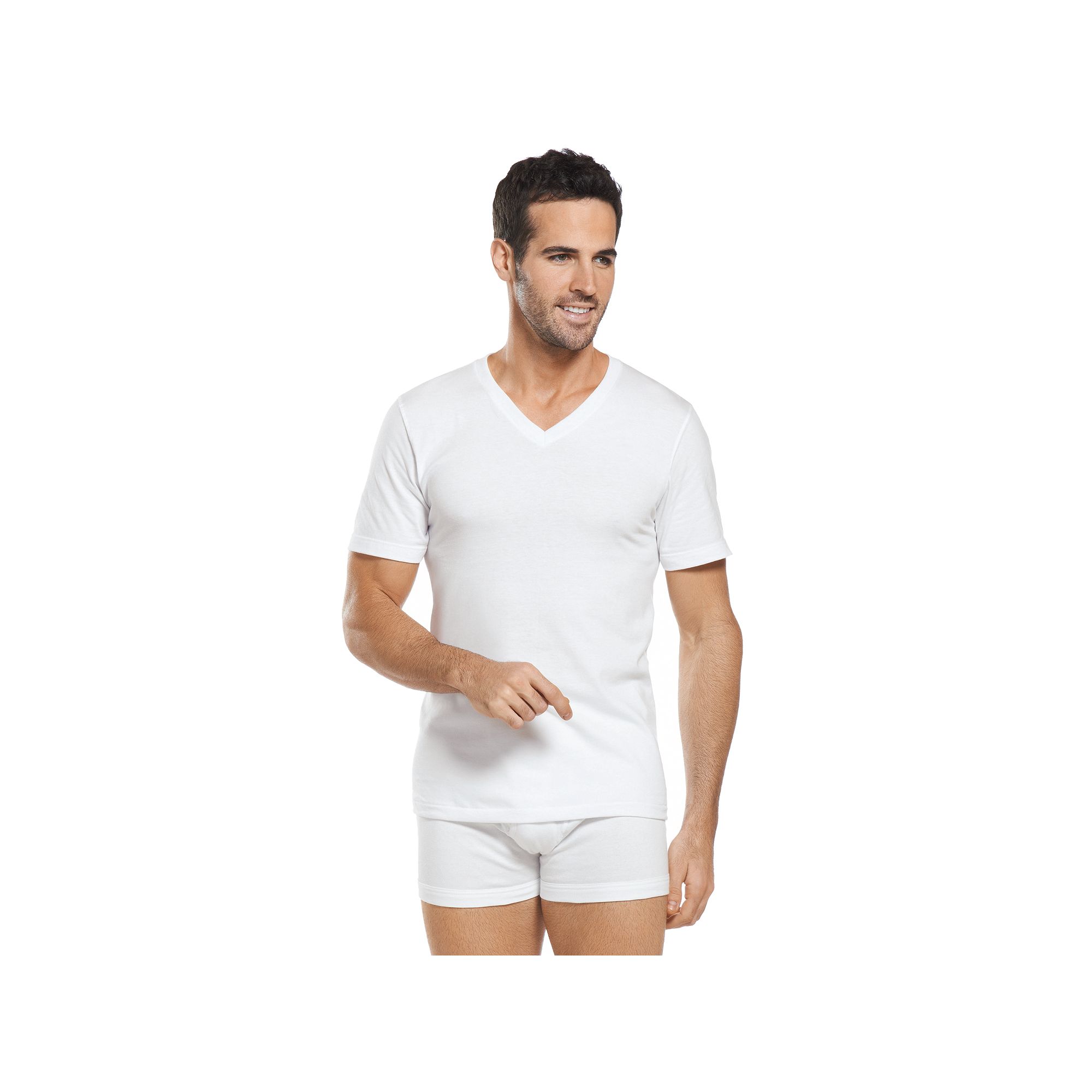 Big & Tall Jockey® 2-pack Big Man Classic V-Neck Tees, Mens, Size: Large 