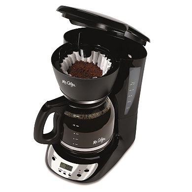 Mr. Coffee Black 12-Cup Programmable Coffee Maker