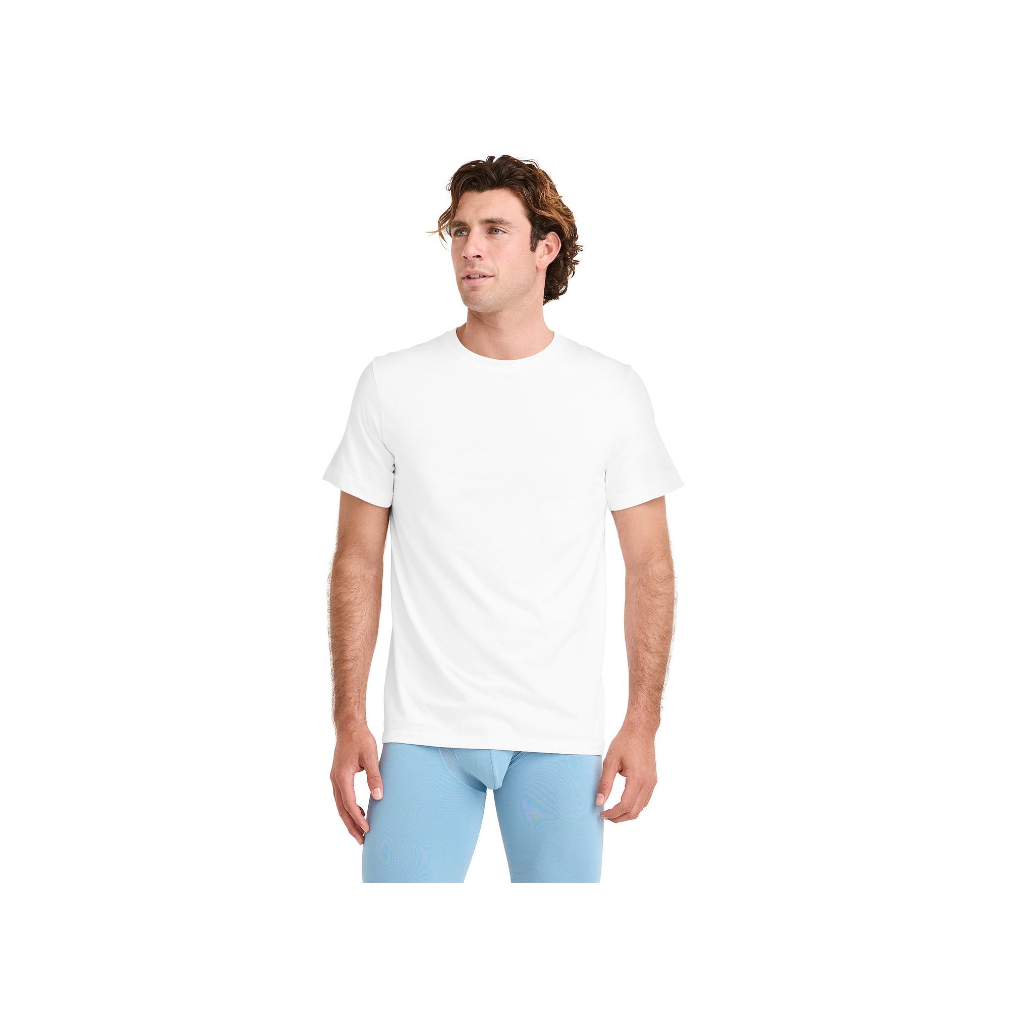 Mens Jockey® Classic 3-pack Crewneck Tees, Size: Small, White