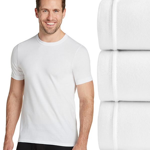 Men's 3 Pack Undershirts in White from Joe Fresh