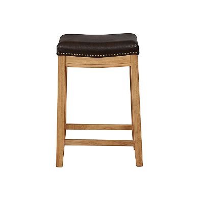 Linon Allure Counter Stool - 26" Overall Height