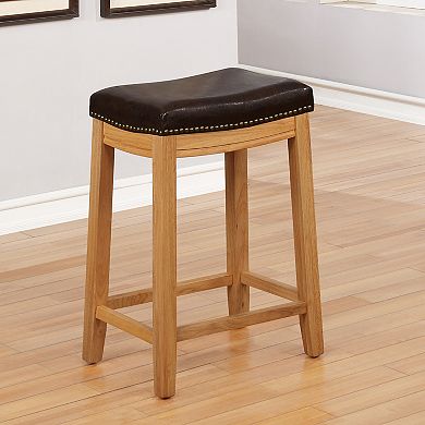 Linon Allure Counter Stool - 26" Overall Height