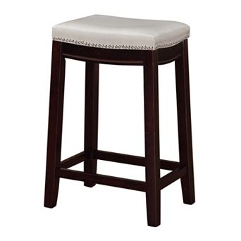 Linon Allure Counter Stool - 26" Overall Height