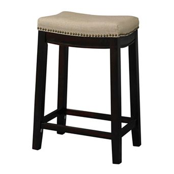 Linon Allure Counter Stool - 26" Overall Height