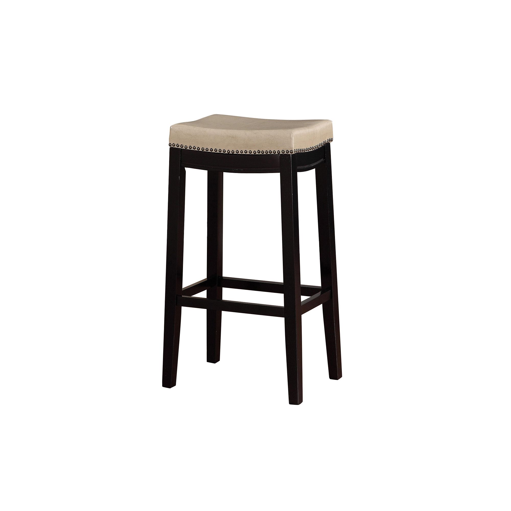 Linon Allure Bar Stool, Jute Brown