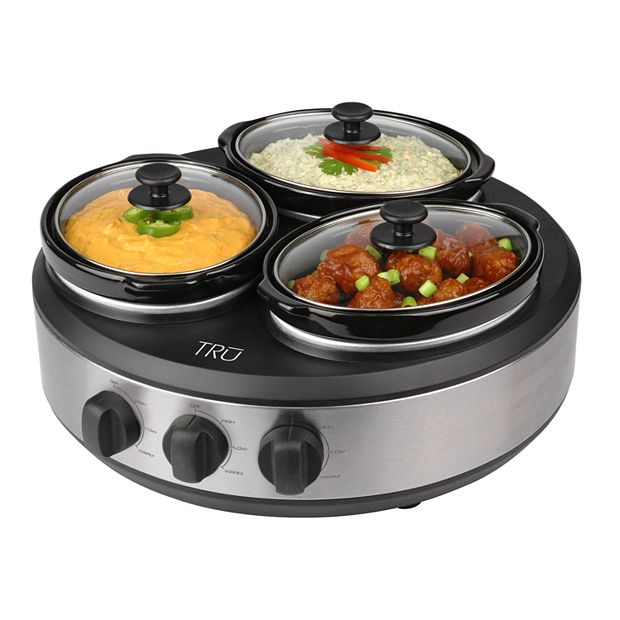 Tru Dual Crock Buffet Slow Cooker