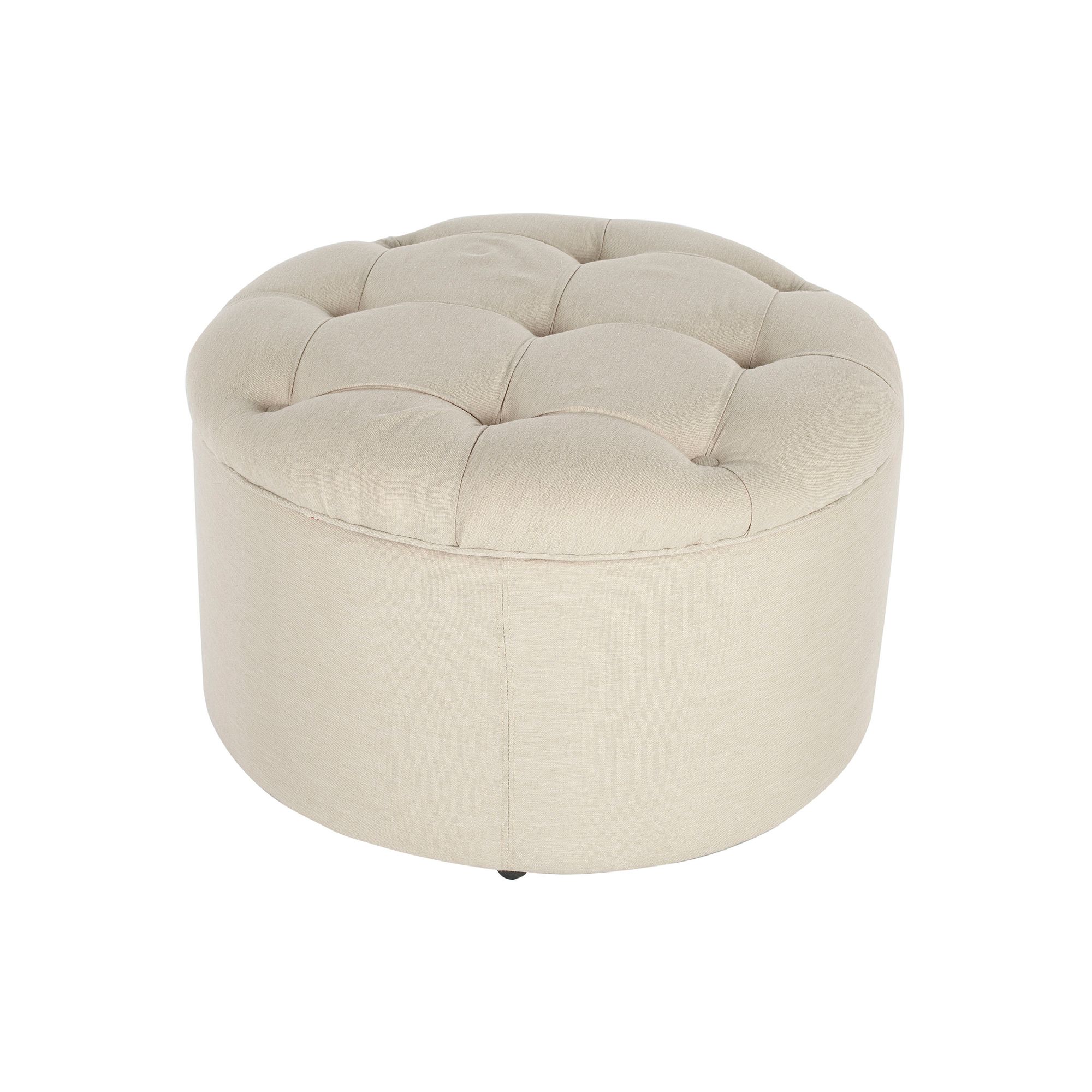 Safavieh Tanisha Tufted Storage Ottoman, Beige