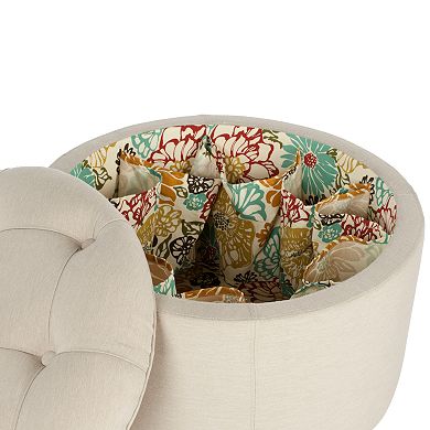 Safavieh Tanisha Tufted Storage Ottoman