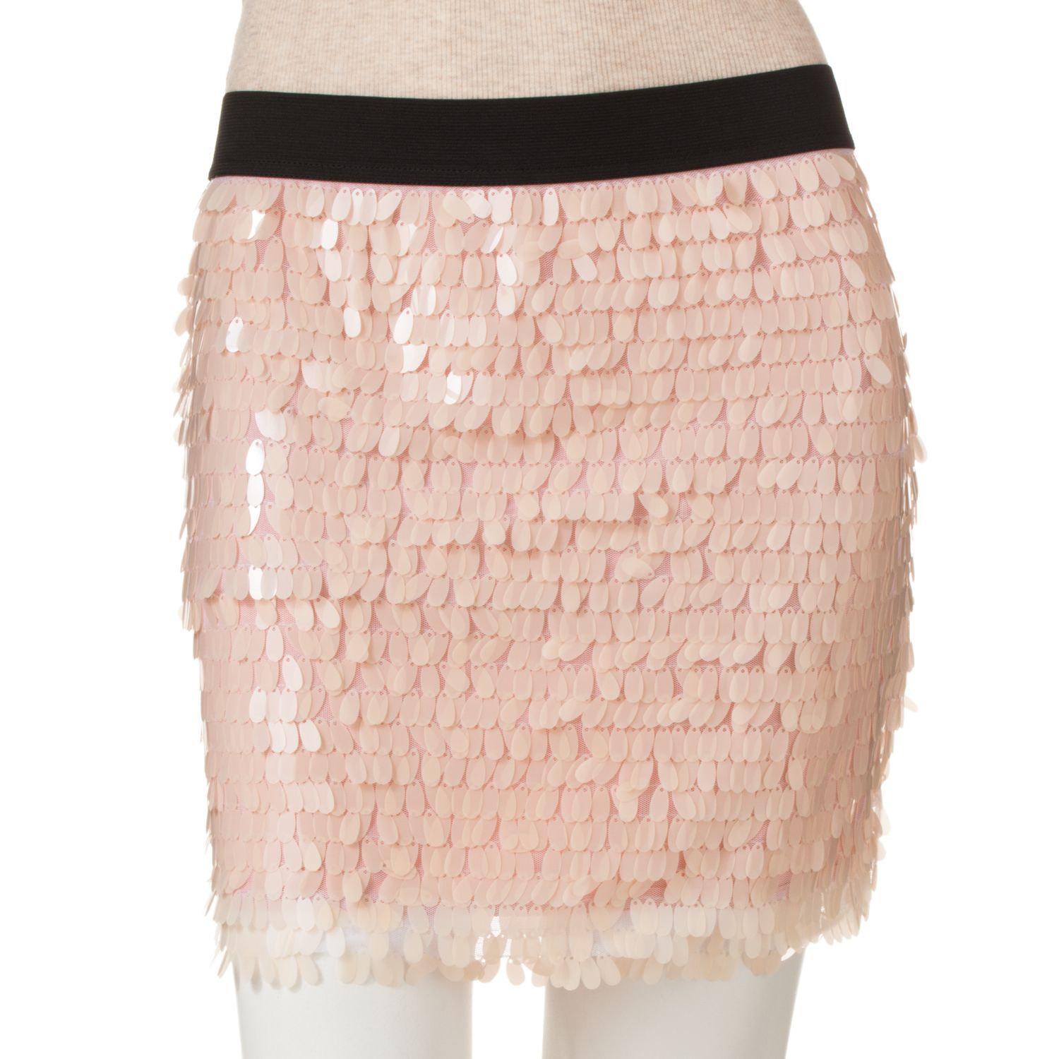 sequin bodycon skirt