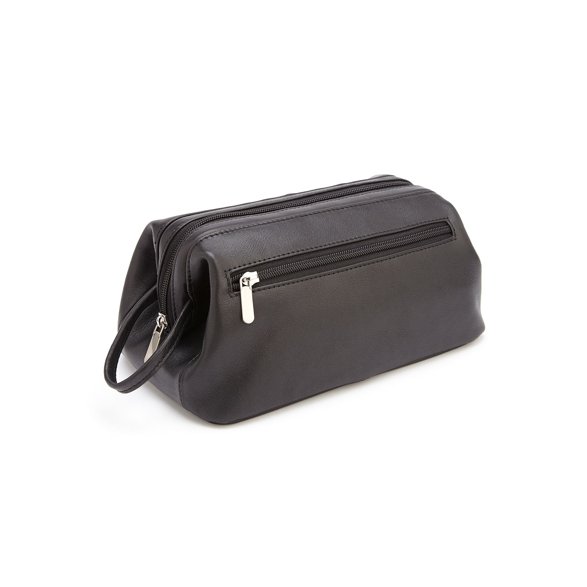 93124422 Royce Leather Colombian Toiletry Bag, Black sku 93124422
