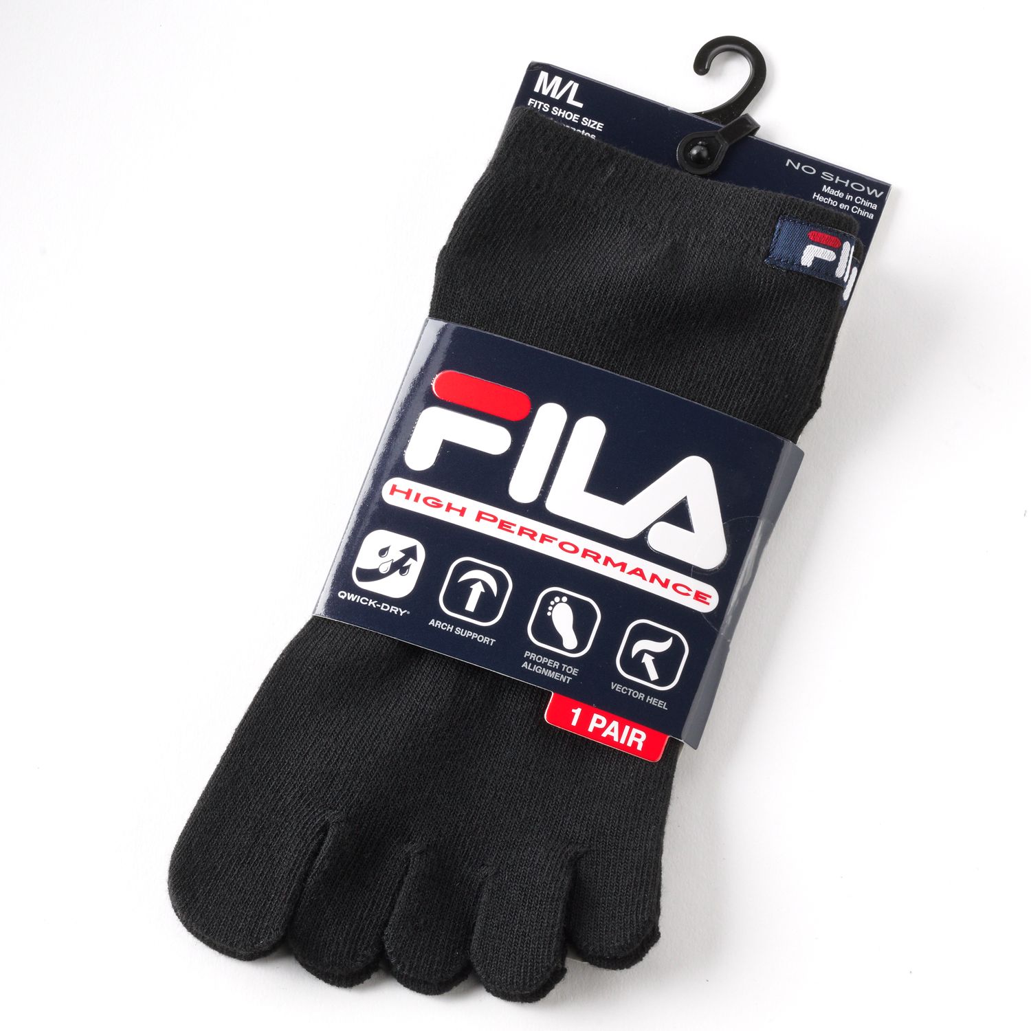 fila toe socks