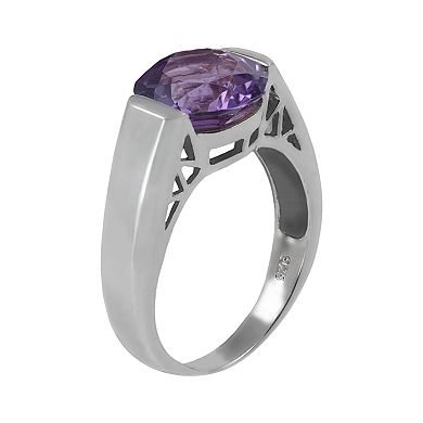 Sterling Silver Amethyst Ring