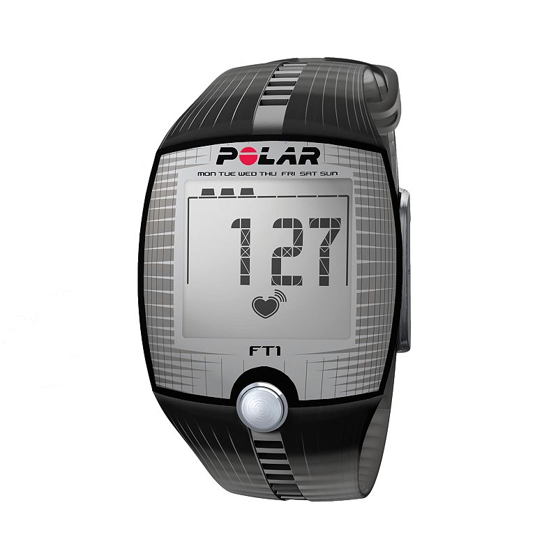 Polar Men's FT1 Activity Tracker Watch & Heart Rate Monitor Set - 90037558, Black