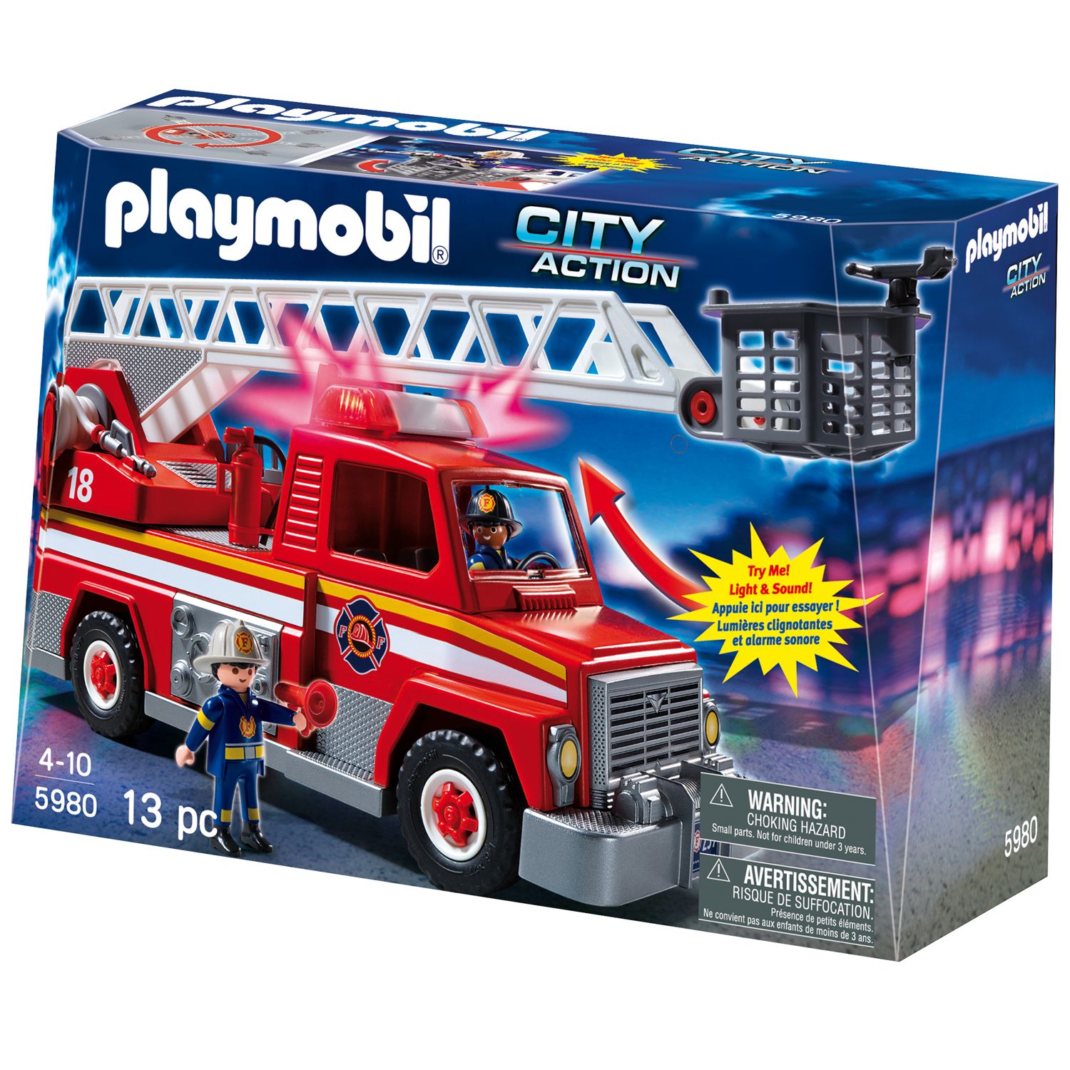 playmobil rescue ladder unit