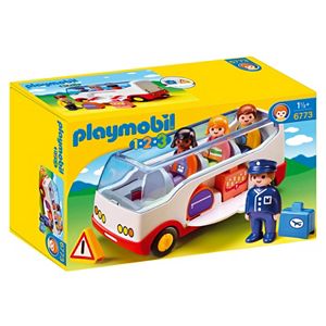 Playmobil 1.2.3 Airport Shuttle Bus - 6773