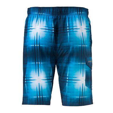 ZeroXposur Plaid Swim Trunks