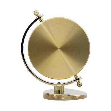 Seiko Gold Tone Globe Clock
