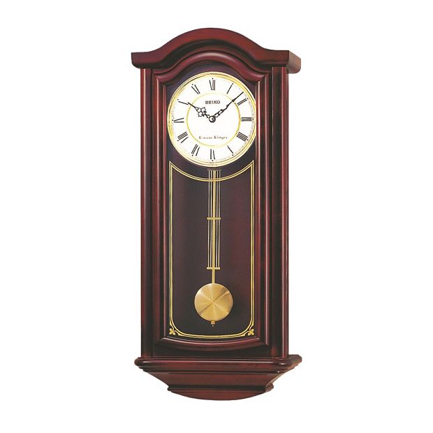 Seiko Wood Pendulum Wall Clock - QXH118BLH
