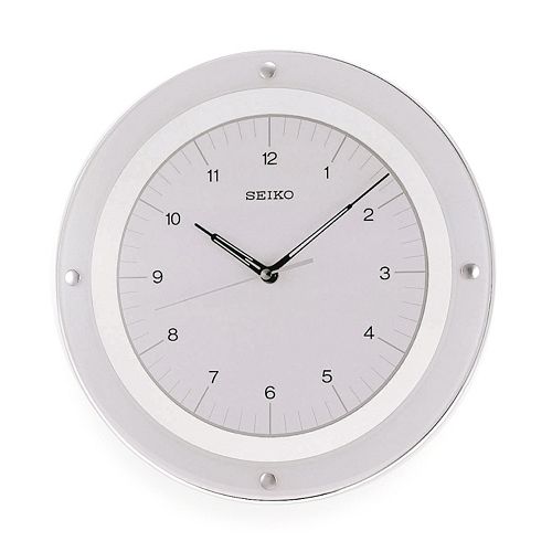 Seiko Glass Wall Clock QXA314WLH