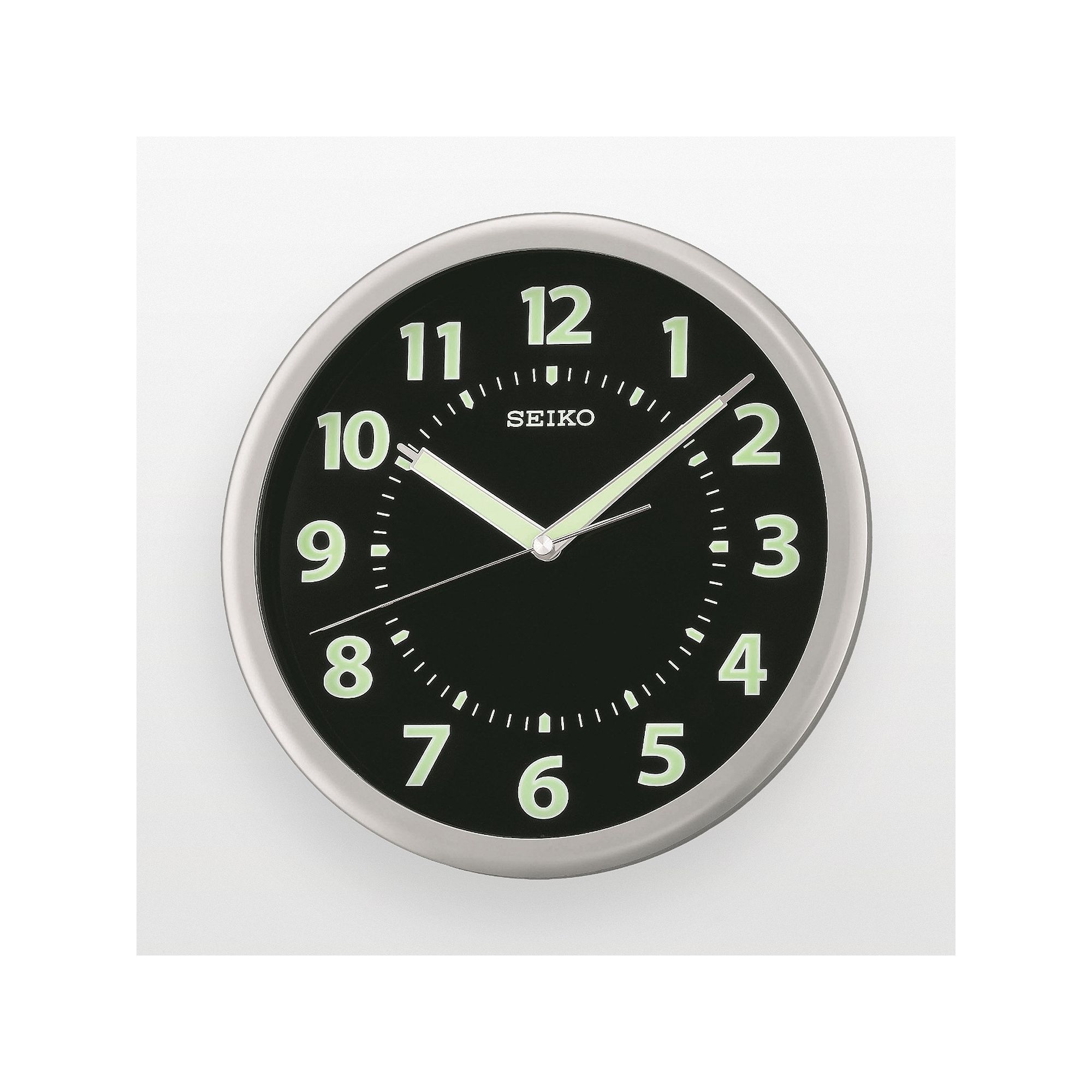Seiko Silver Tone Wall Clock - QXA435SLH