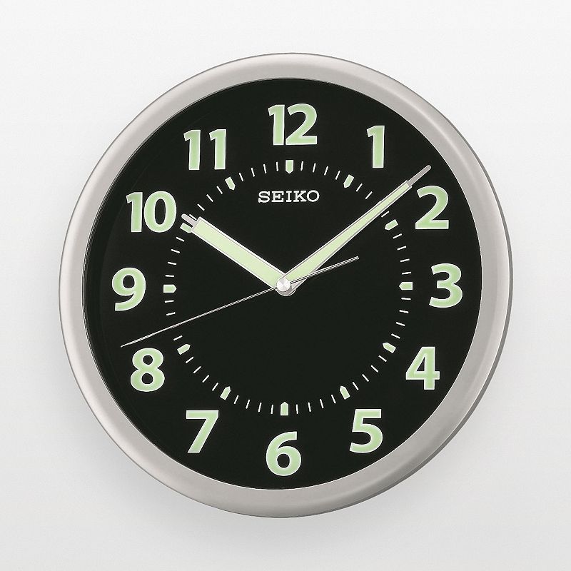 UPC 029665149732 product image for Seiko Silver Tone Wall Clock - QXA435SLH | upcitemdb.com