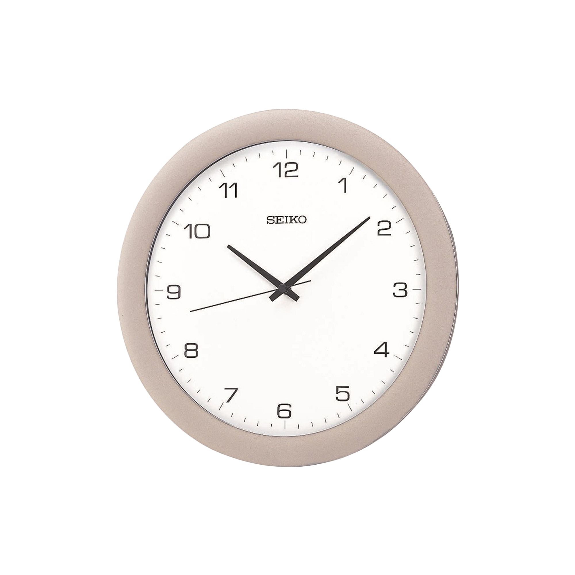 Seiko Silver Tone Wall Clock - QXA137SLH, Multicolor