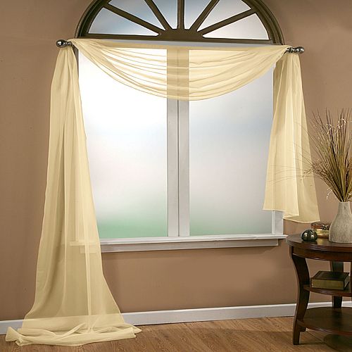 Vcny Infinity Sheer Window Scarf 54 X 216