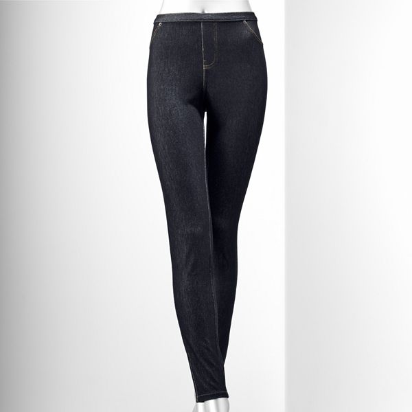 Vera wang hot sale jean leggings