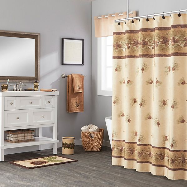 Saay Knight Ltd Pinehaven Fabric Shower Curtain