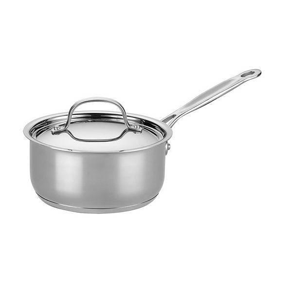 Cuisinart Chef's Classic Stainless Saucepan with Cover, 3 qt