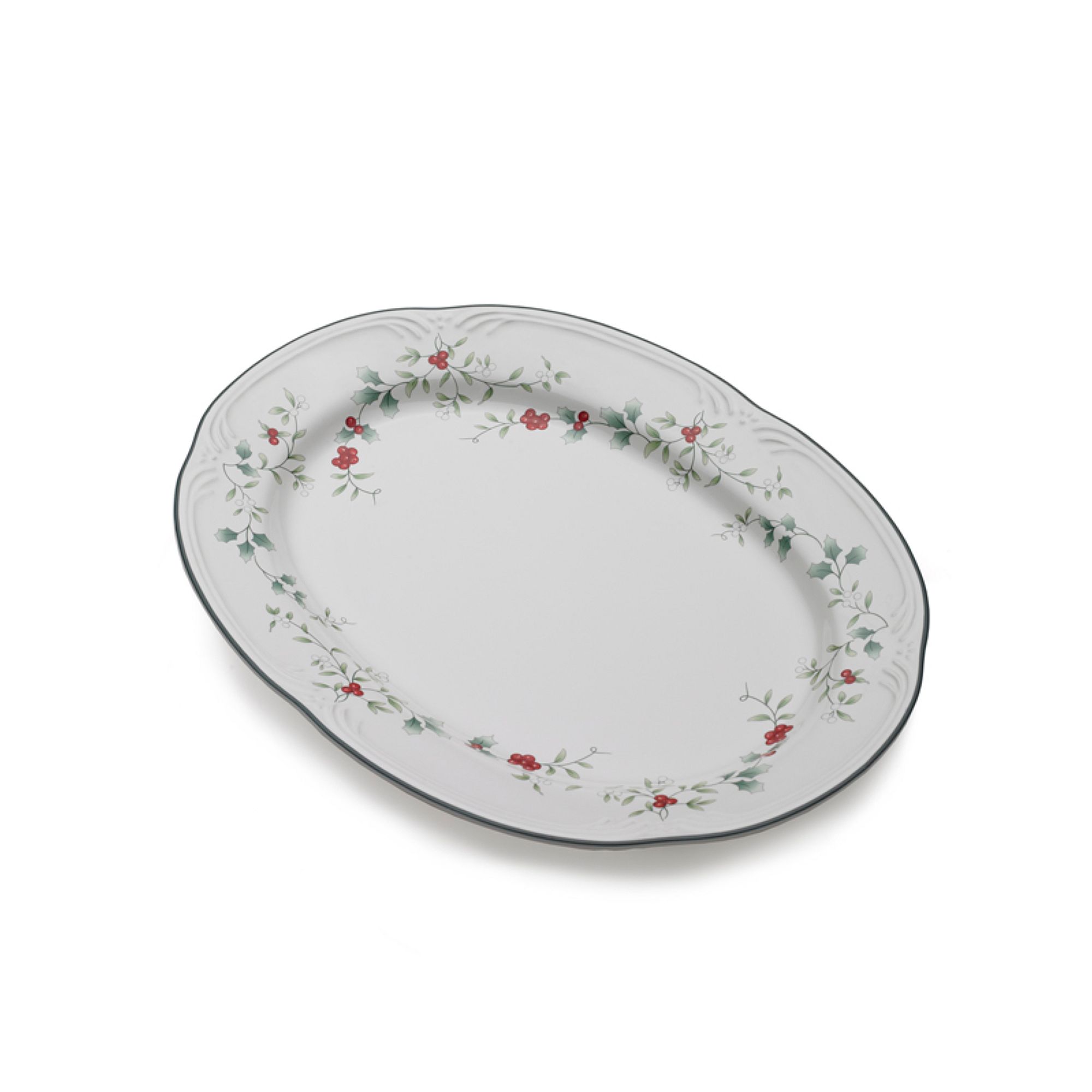 Pfaltzgraff Winterberry 14-in. Oval Serving Platter, Multicolor