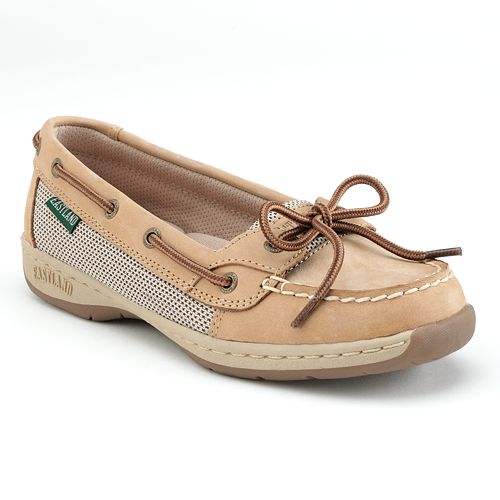 womens boat shoes tan