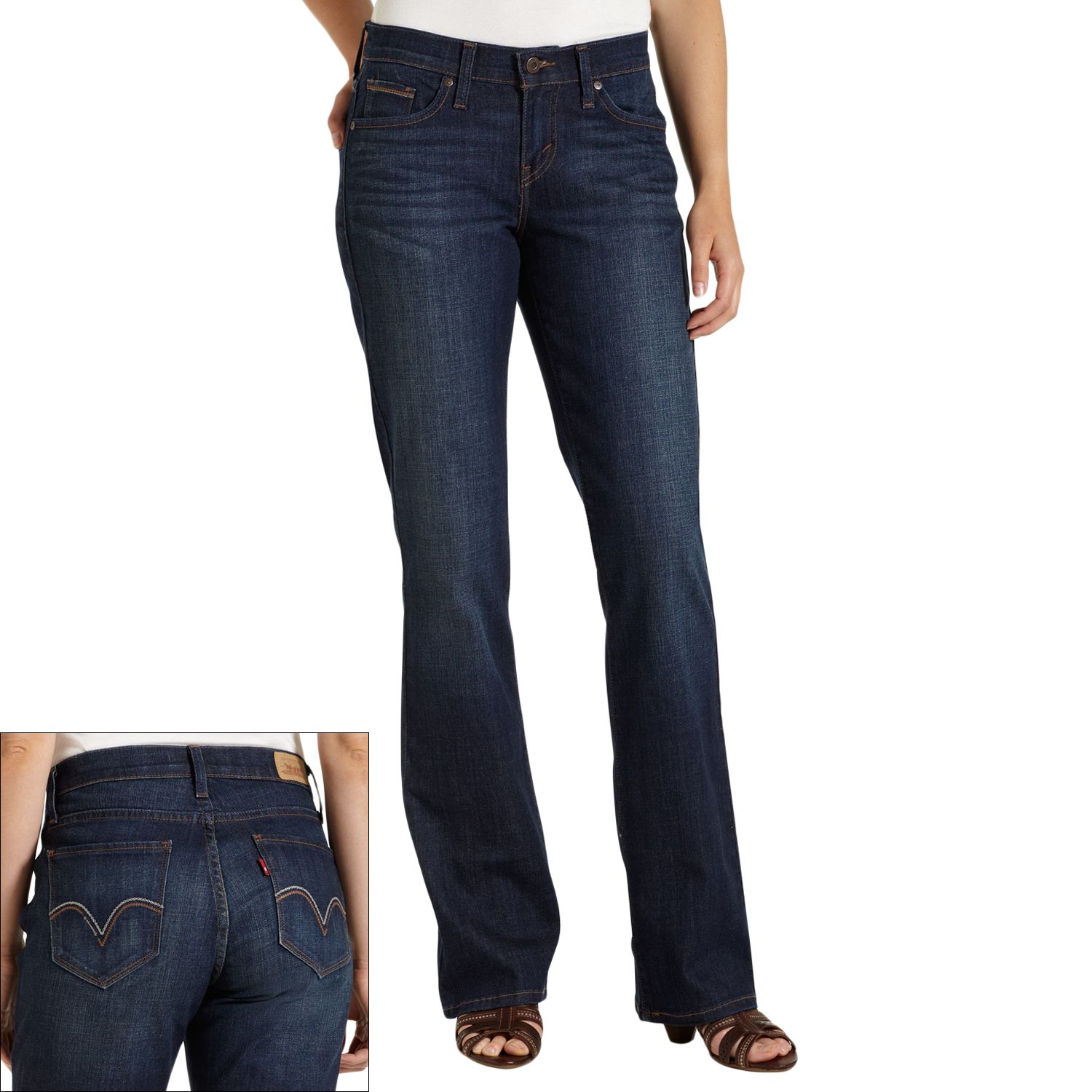 women's levi's 529 bootcut jeans