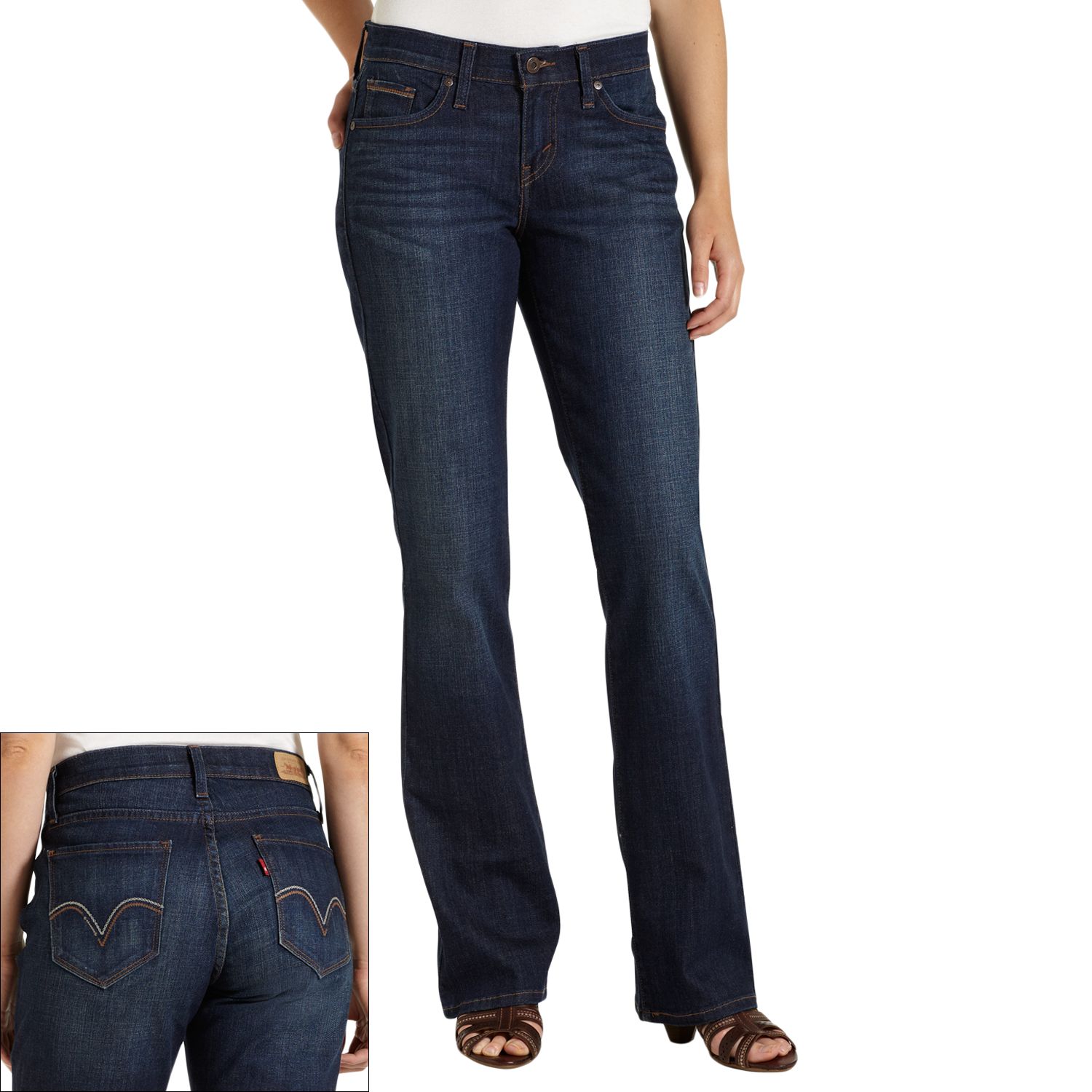 women's levi's 529 curvy bootcut