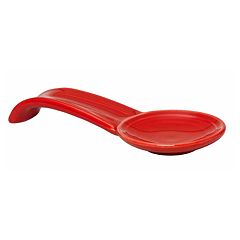 Zulay Kitchen Silicone Utensil Rest with Drip Pad - Chive Blossom