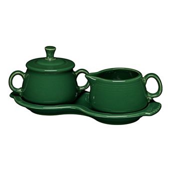 Fiesta 4 pc Sugar Bowl & Creamer Set With Tray