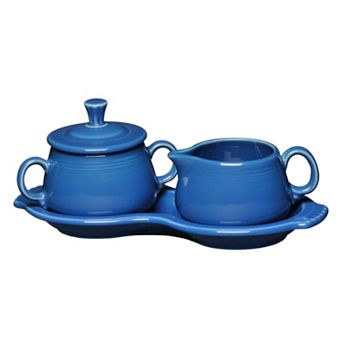 Fiesta 4 pc Sugar Bowl & Creamer Set With Tray