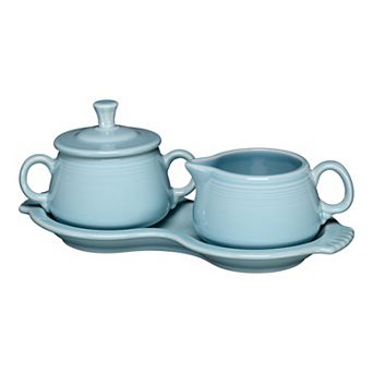 Fiesta 4 pc Sugar Bowl & Creamer Set With Tray